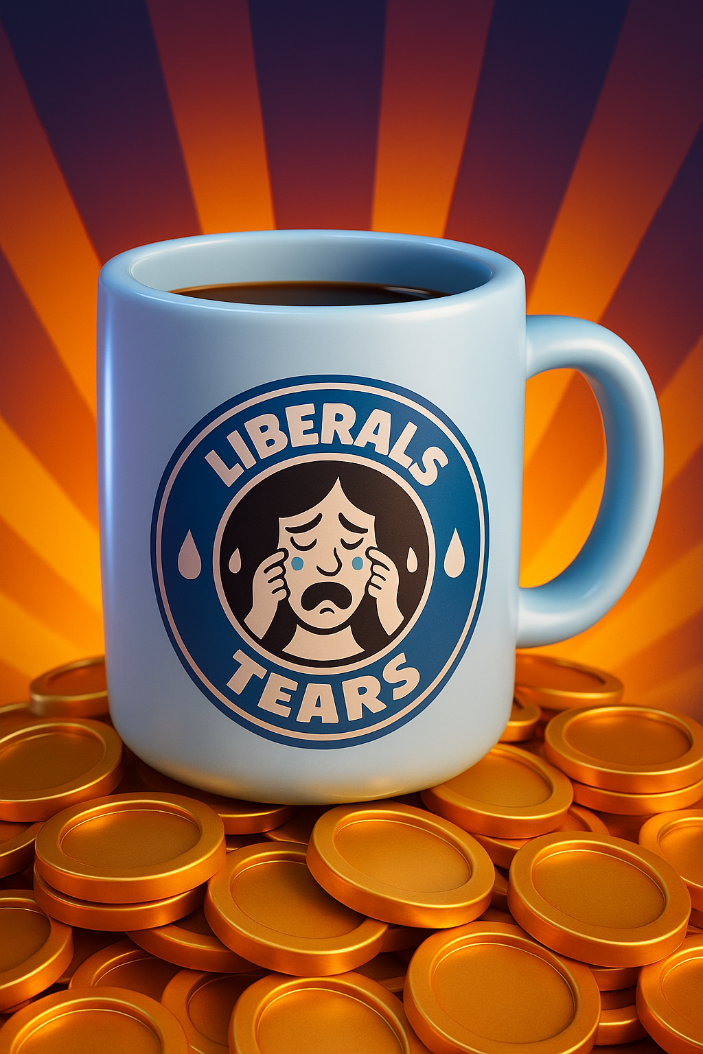 Mug on Coins